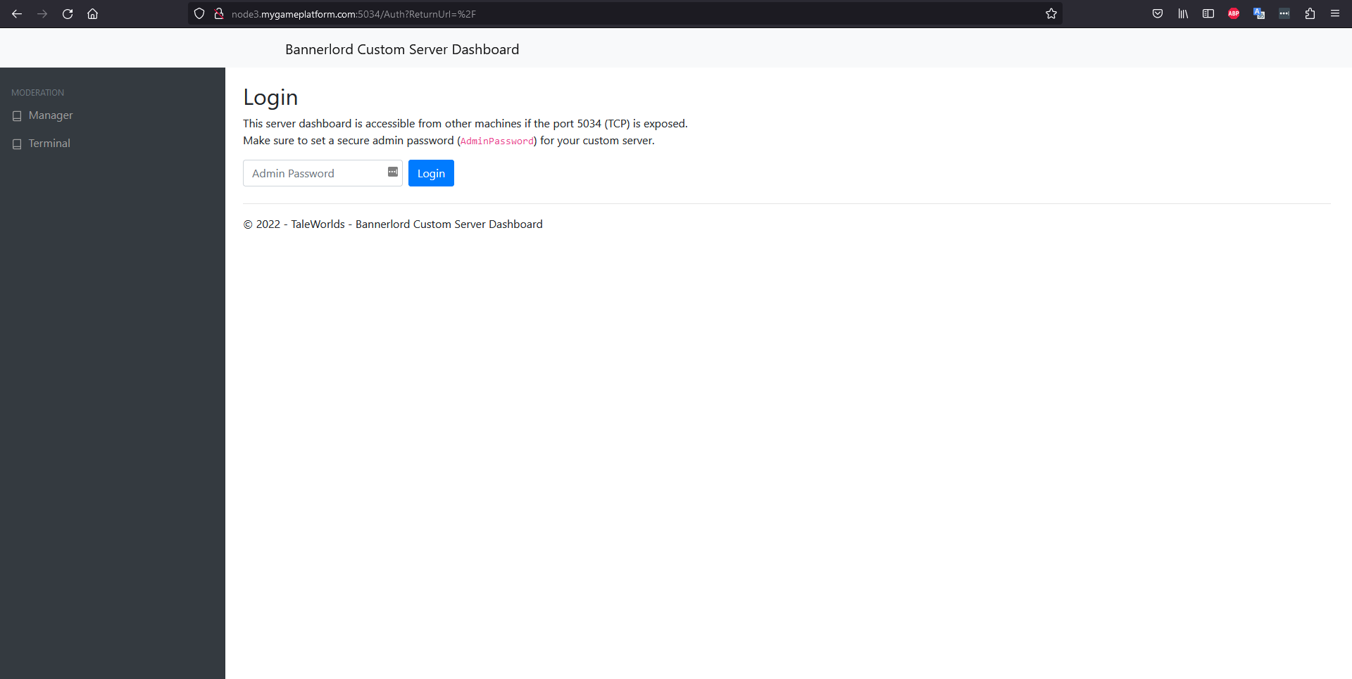 Take the address of your server and paste it into the address line of your browser Take the address of your server and paste it into the address line of your browser
