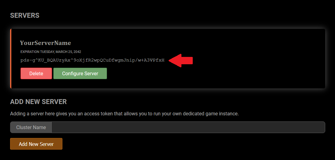 After you are logged in to the site, go to Klei Gameservers and create a server token (2) After you are logged in to the site, go to Klei Gameservers and create a server token (2)