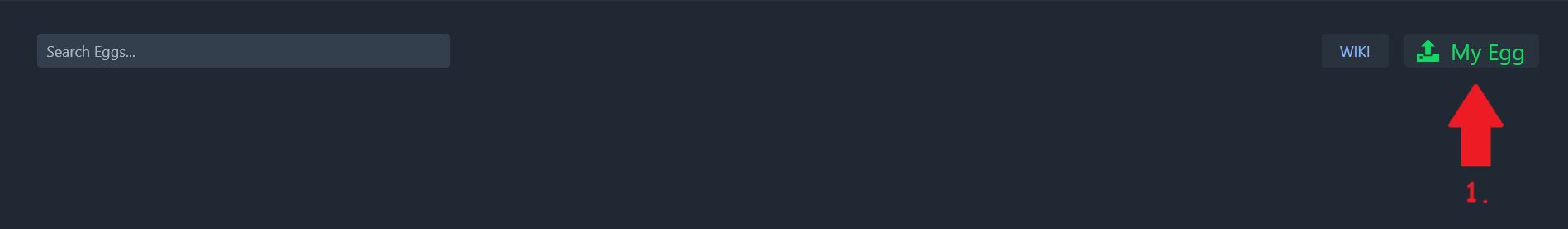 Click on My Egg