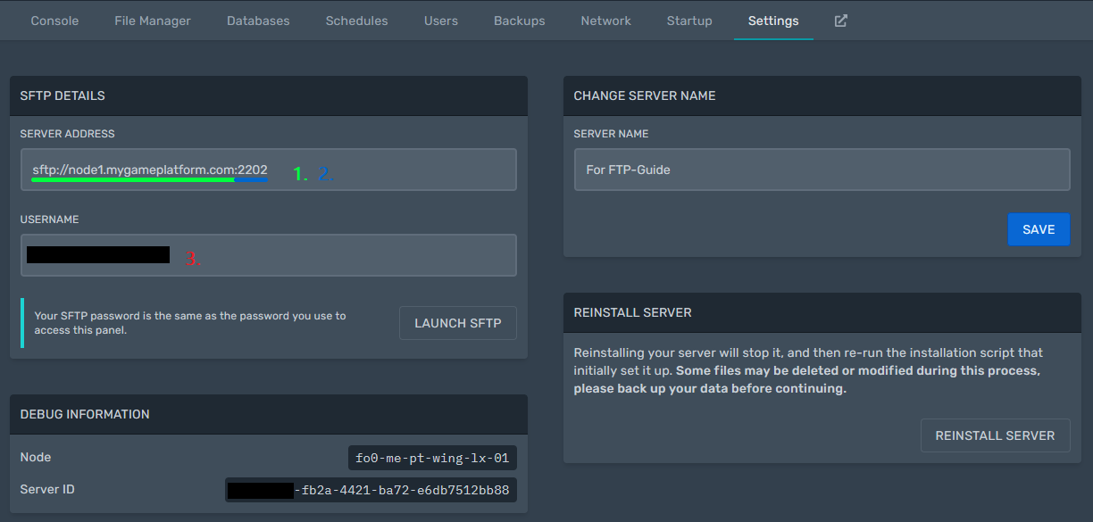 To be able to connect the FTP client to your server, you need to go to My-Panel under Settings and press&hellip;