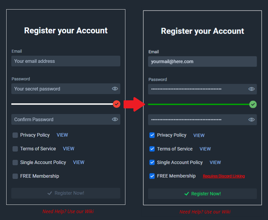 Register Page