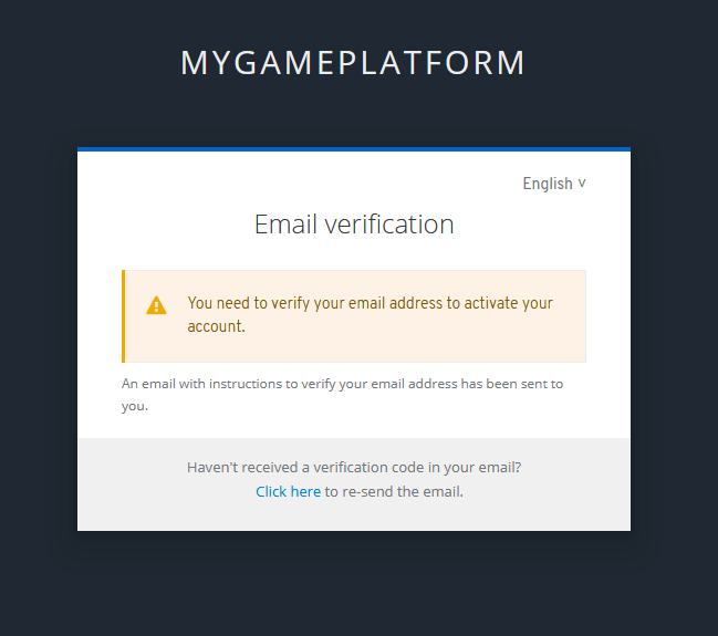 After logging in, you will receive an email to verify your email address