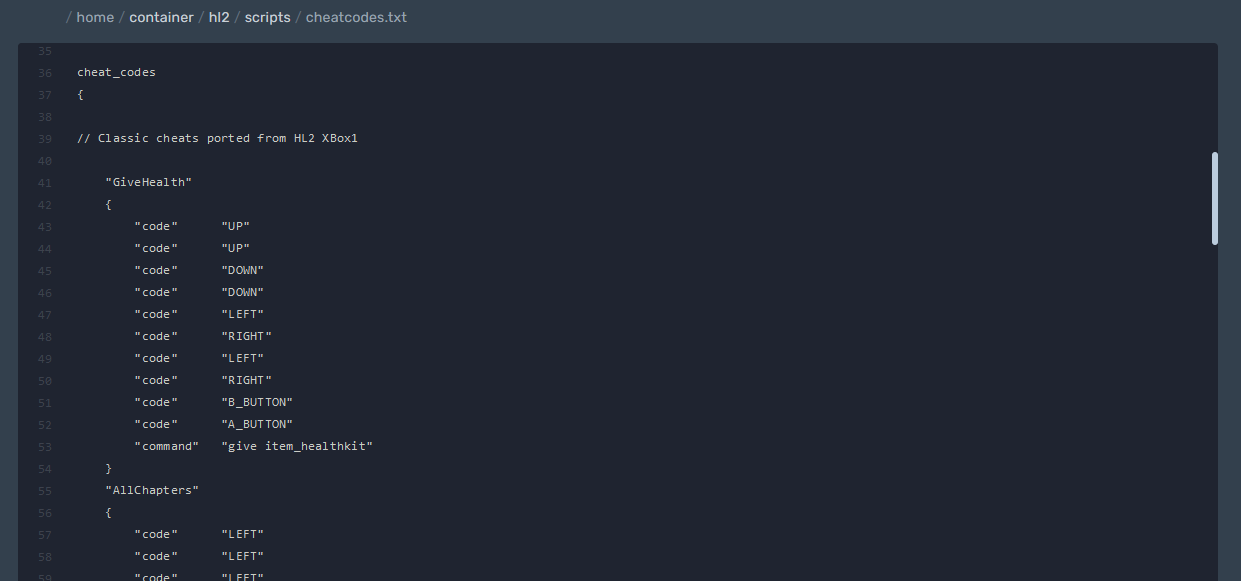 Cheatcode = a certain sequence of keys the player has to press Cheatcode = a certain sequence of keys the player has to press