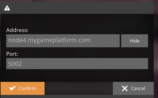 Add the IP and port as shown and make sure you see the third query port for the connection (2) Add the IP and port as shown and make sure you see the third query port for the connection (2)