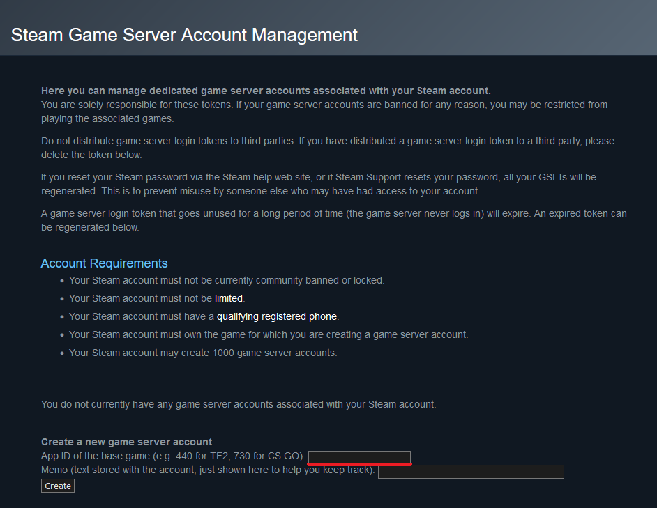 Steam now generates a token for your server (2)