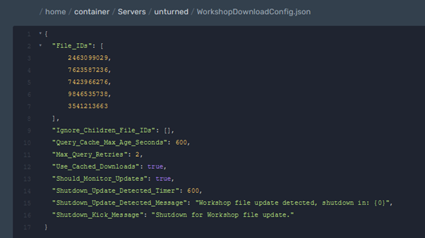 You can also add several mods (Attention! There is no comma after the last number!) You can also add several mods (Attention! There is no comma after the last number!)