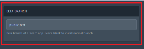 the beta branch in this case will be public-test the beta branch in this case will be public-test
