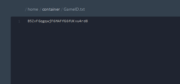 GameID.txt file